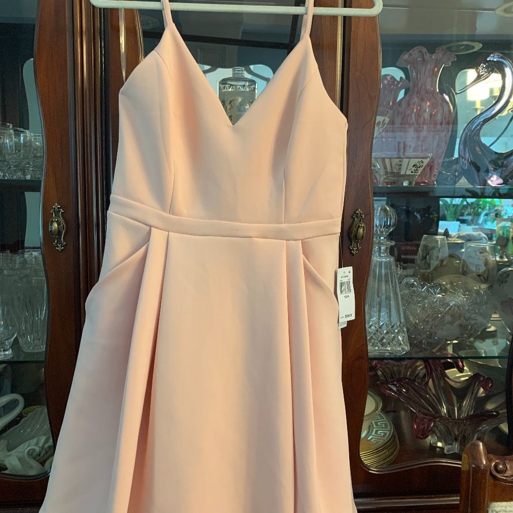 NWT Light Pink Dress with Pockets Size 13/14